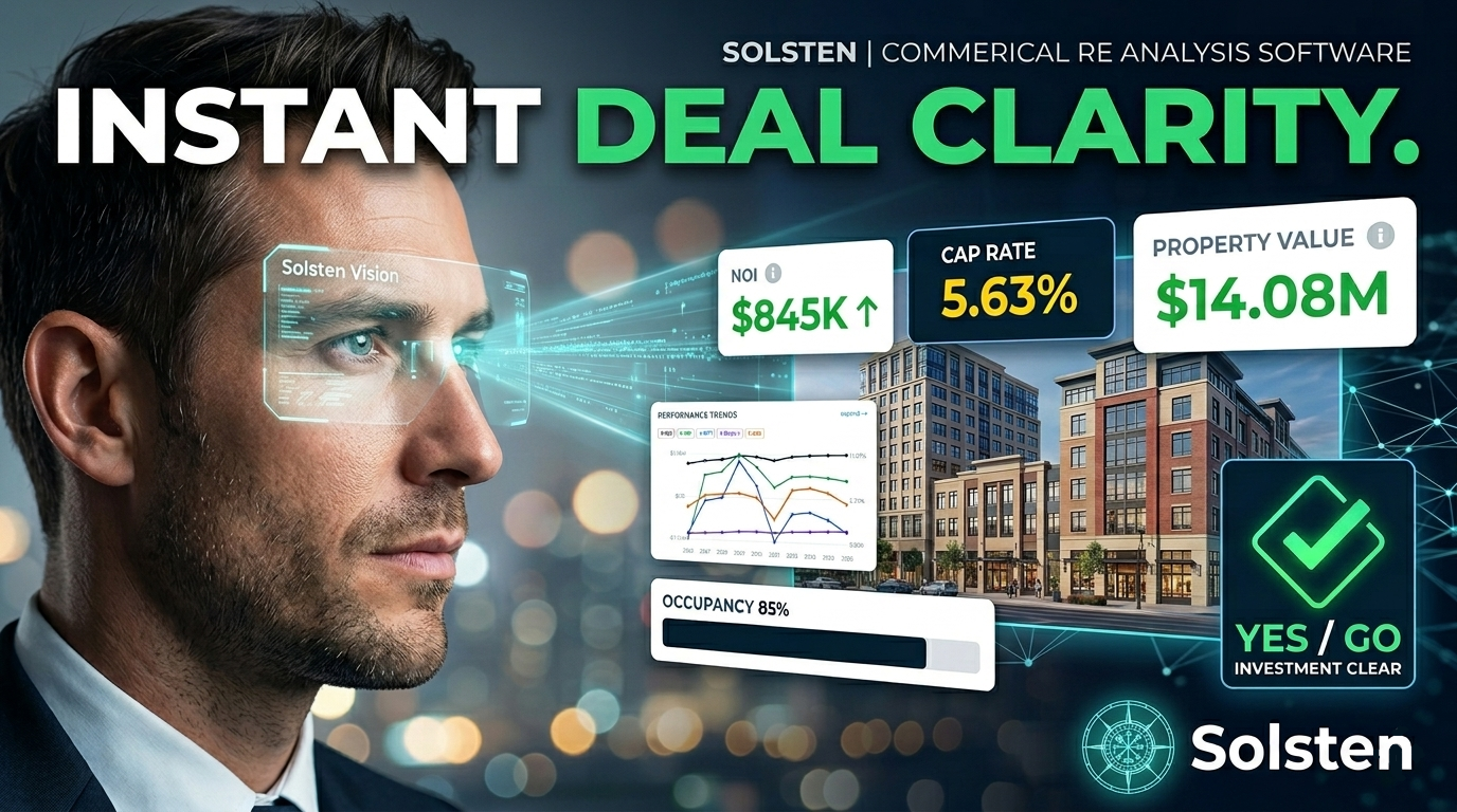 Solsten — CRE Underwriting Software Demo