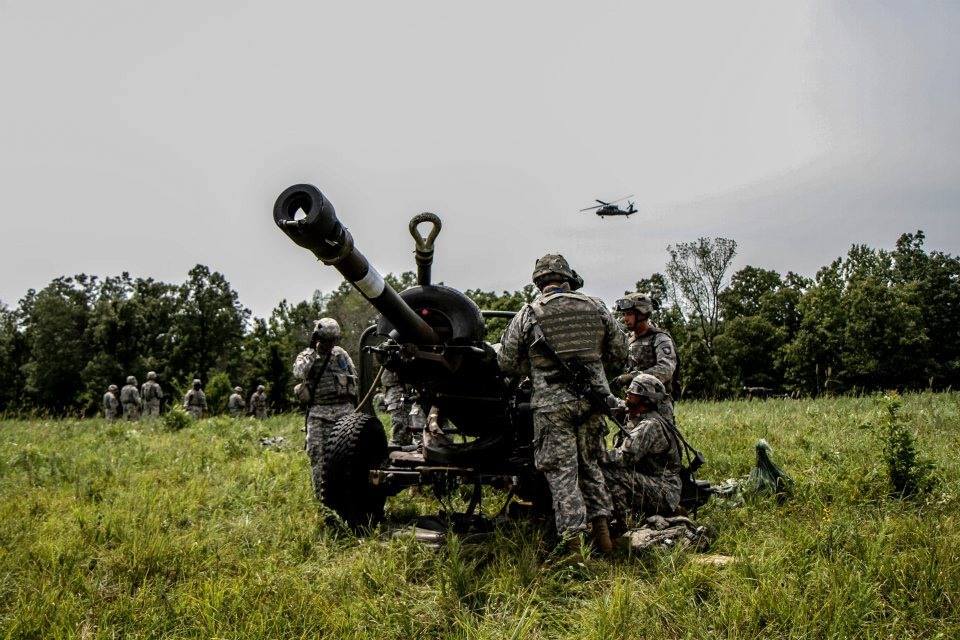 Eric Davis in the United States Army — 101st Airborne Division, Artillery