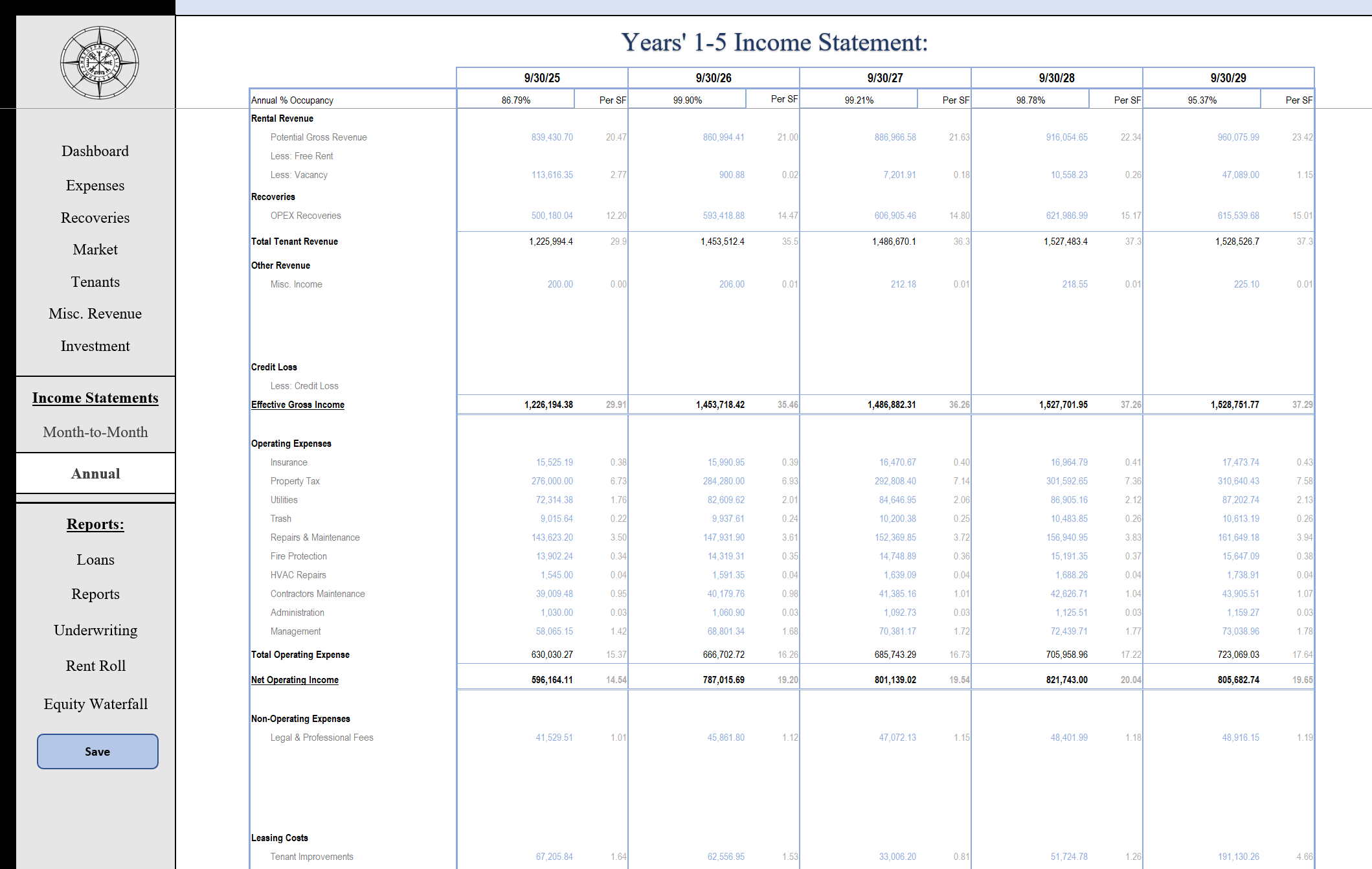 Annual Rent Roll-min